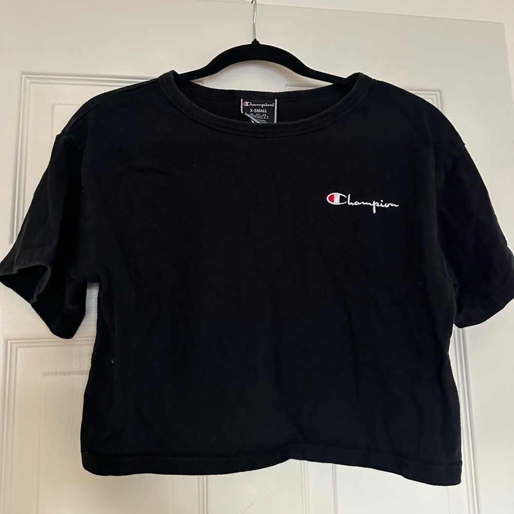 champion cropped tshirt